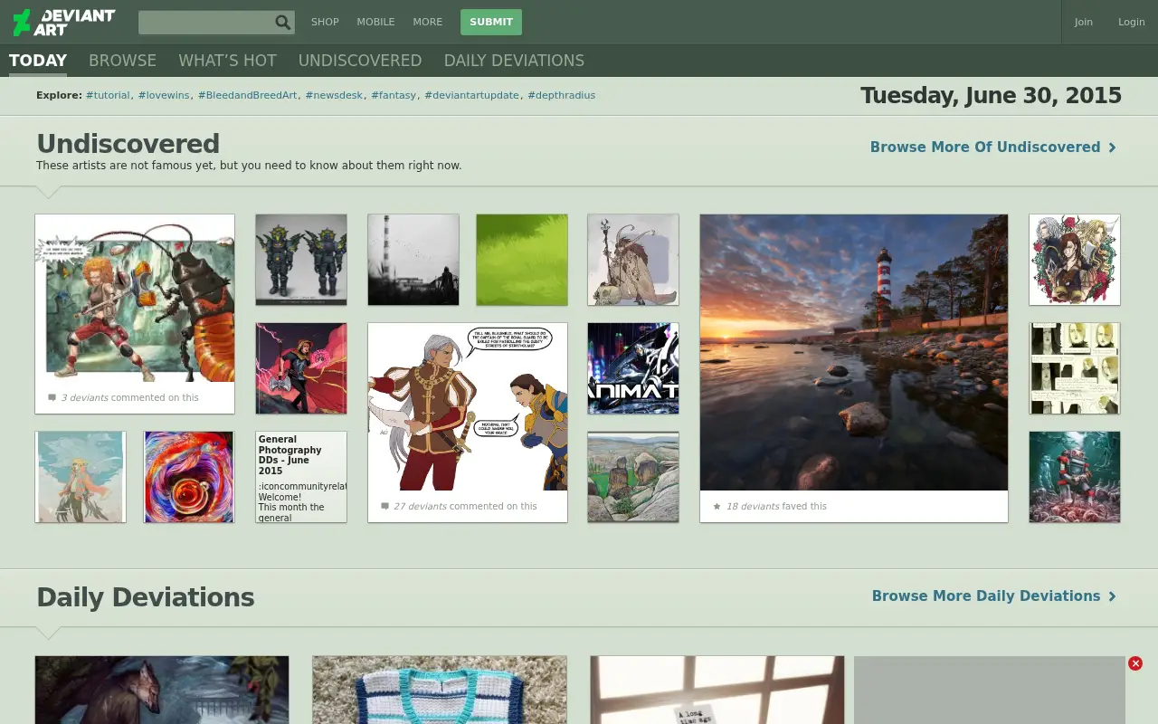 deviantart.com in 2015