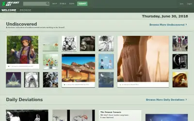 deviantart.com in 2016