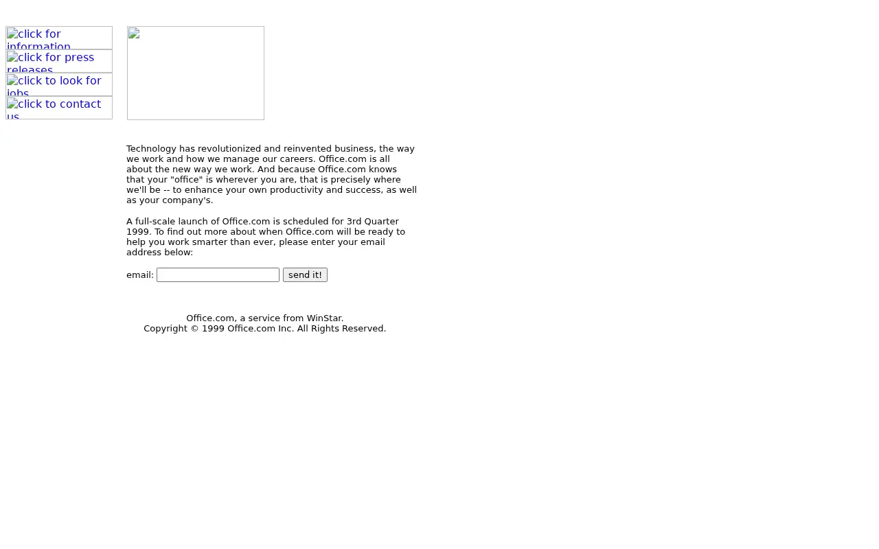 office.com in 1999