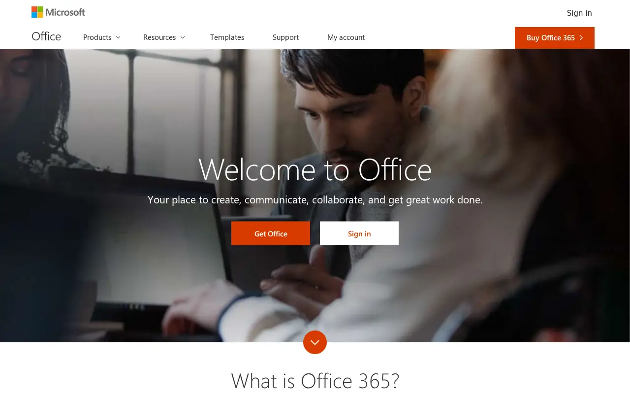 office.com in 2018