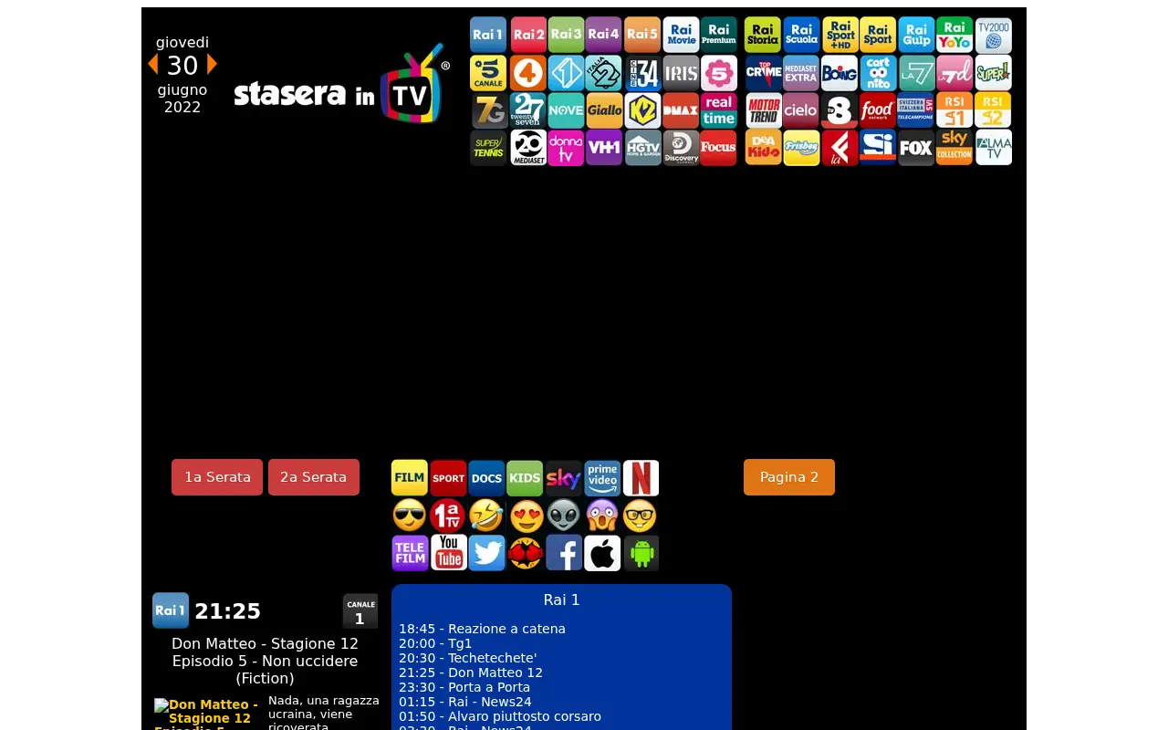 staseraintv.com in 2022