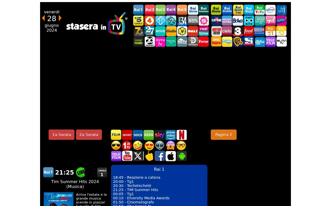 staseraintv.com in 2024