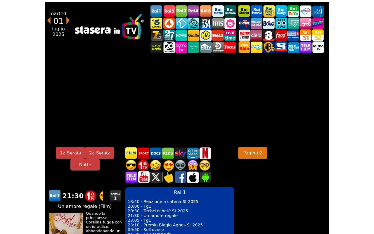 staseraintv.com in 2025
