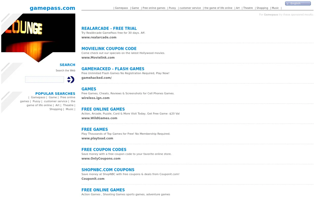 gamepass.com in 2006