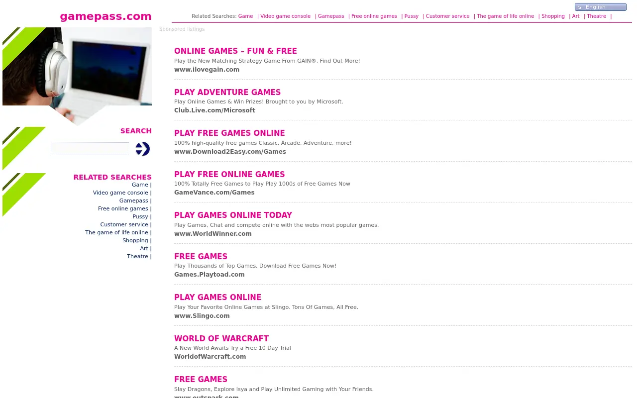 gamepass.com in 2008