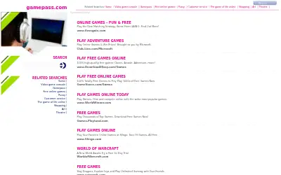 gamepass.com in 2008