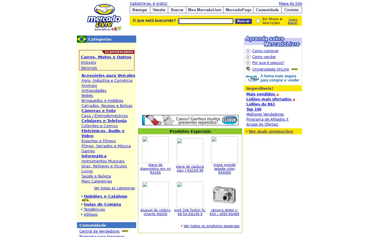 mercadolivre.com.br on June 30, 2007