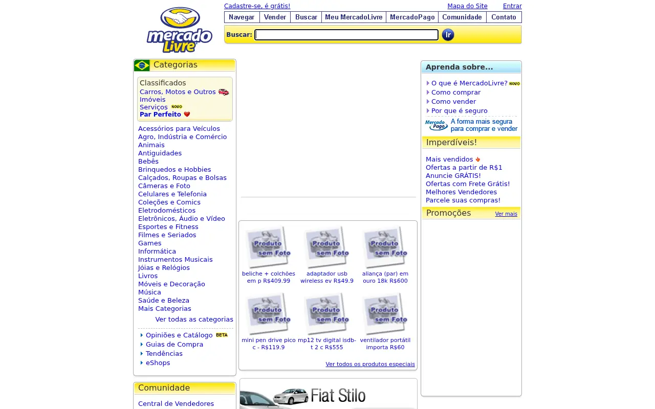 mercadolivre.com.br on July 7, 2009