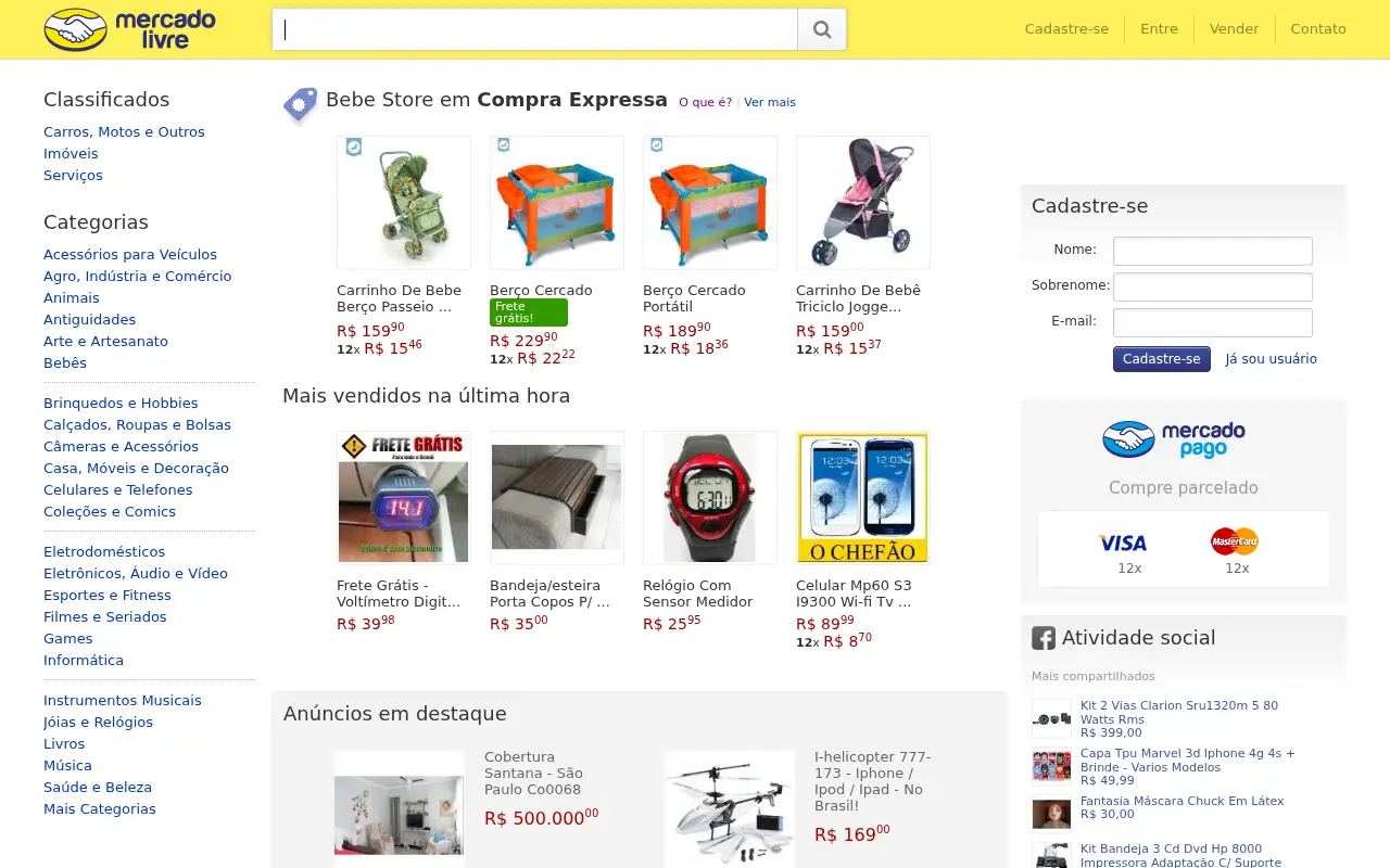 mercadolivre.com.br on July 23, 2013