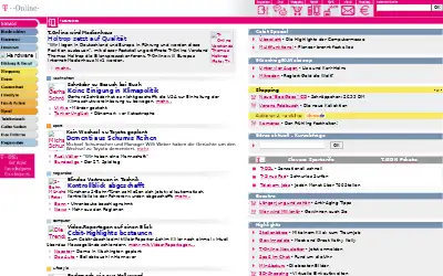 t-online.de in 2001