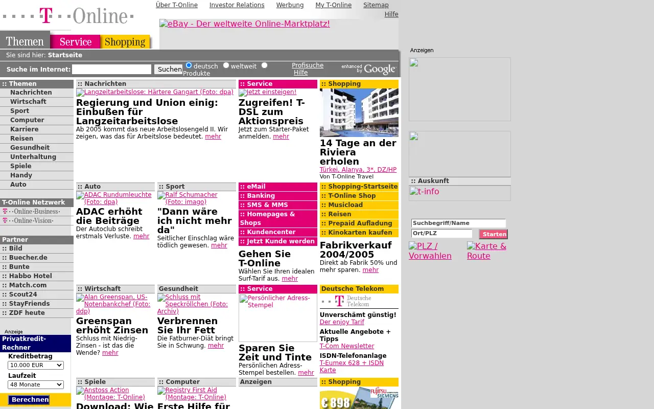 t-online.de on July 1, 2004
