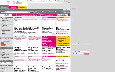 t-online.de in 2005
