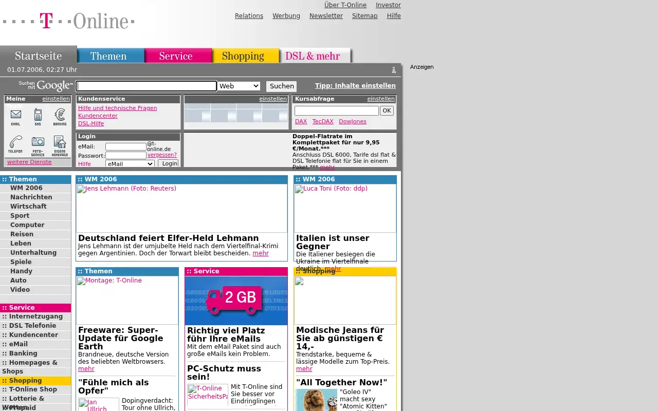 t-online.de on July 1, 2006