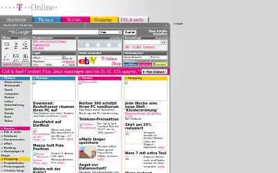 t-online.de in 2007