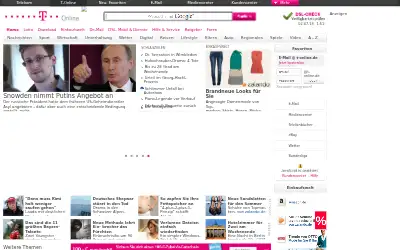 t-online.de in 2013