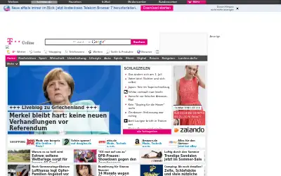 t-online.de in 2015