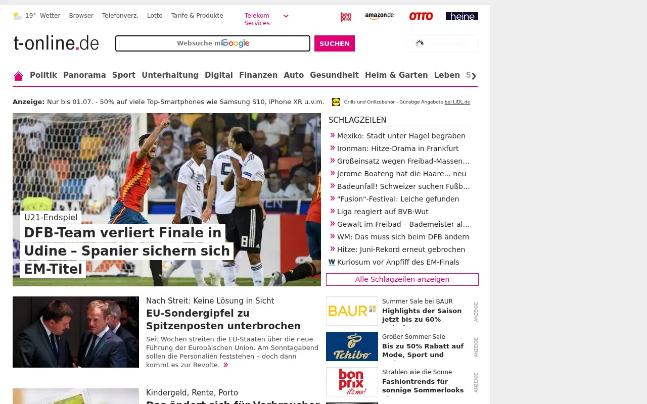 t-online.de on June 30, 2019