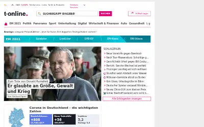 t-online.de in 2021