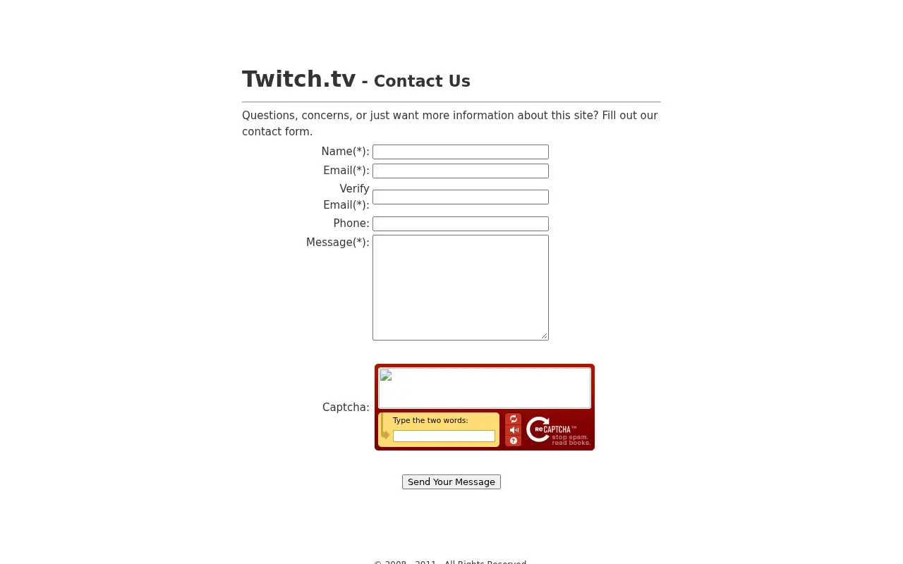 twitch.tv on June 24, 2011