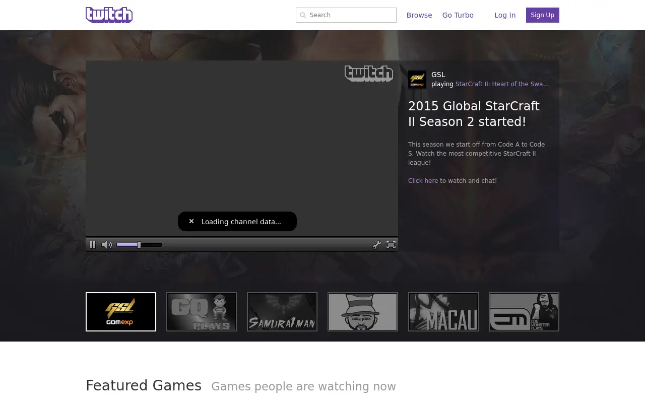 twitch.tv on June 30, 2015