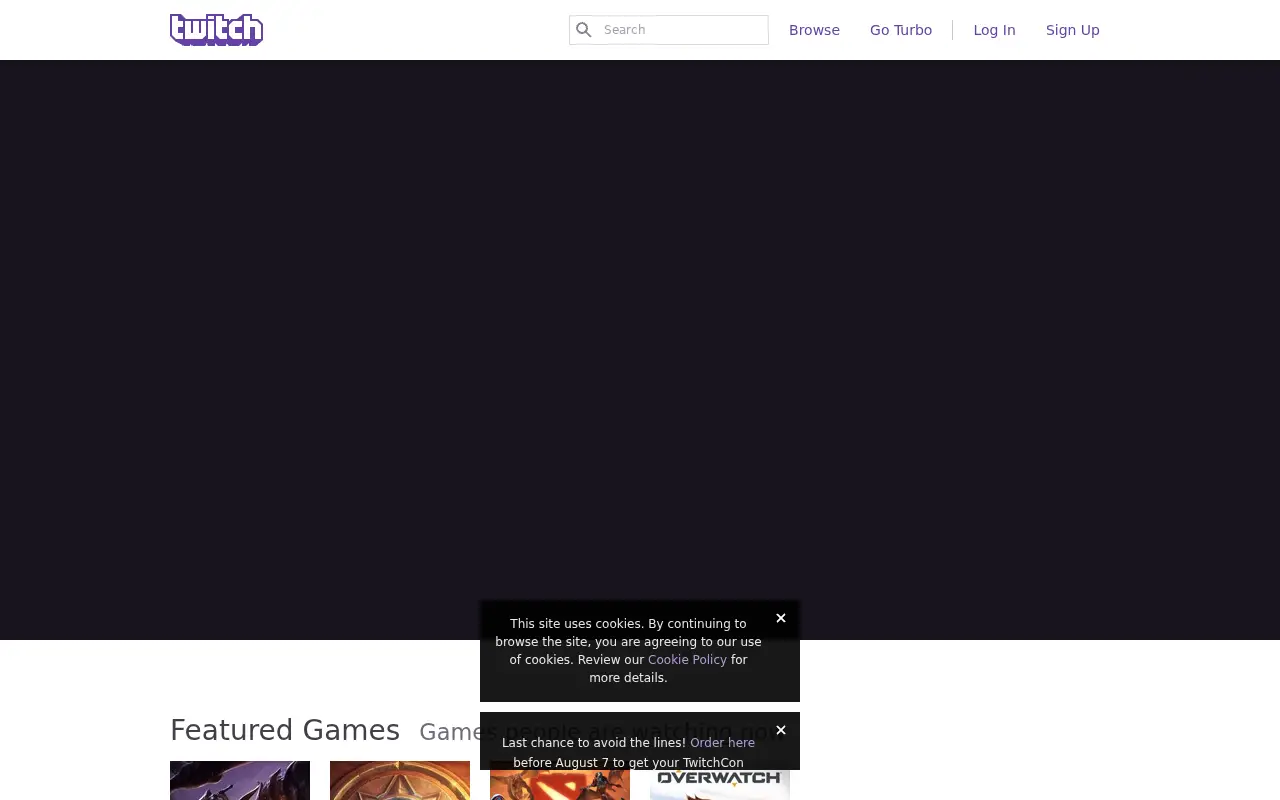 twitch.tv on July 1, 2016