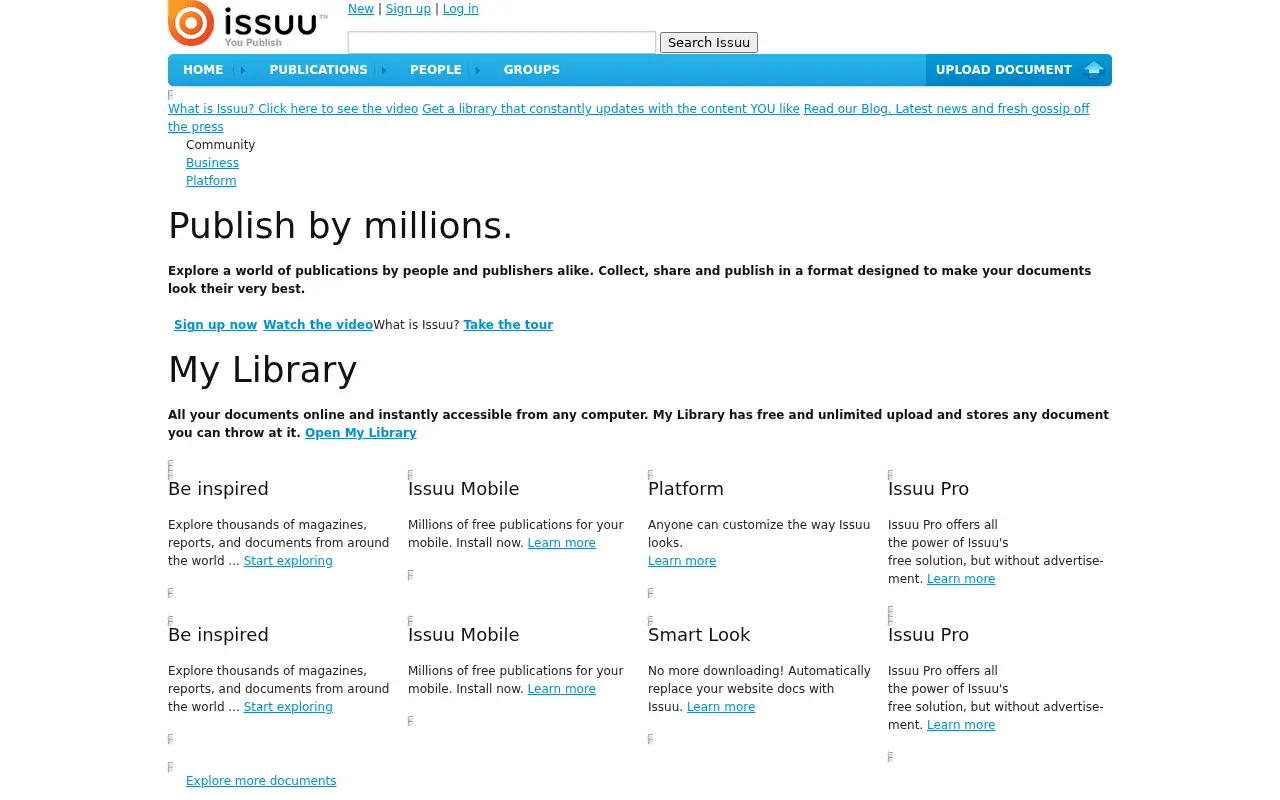issuu.com in 2010