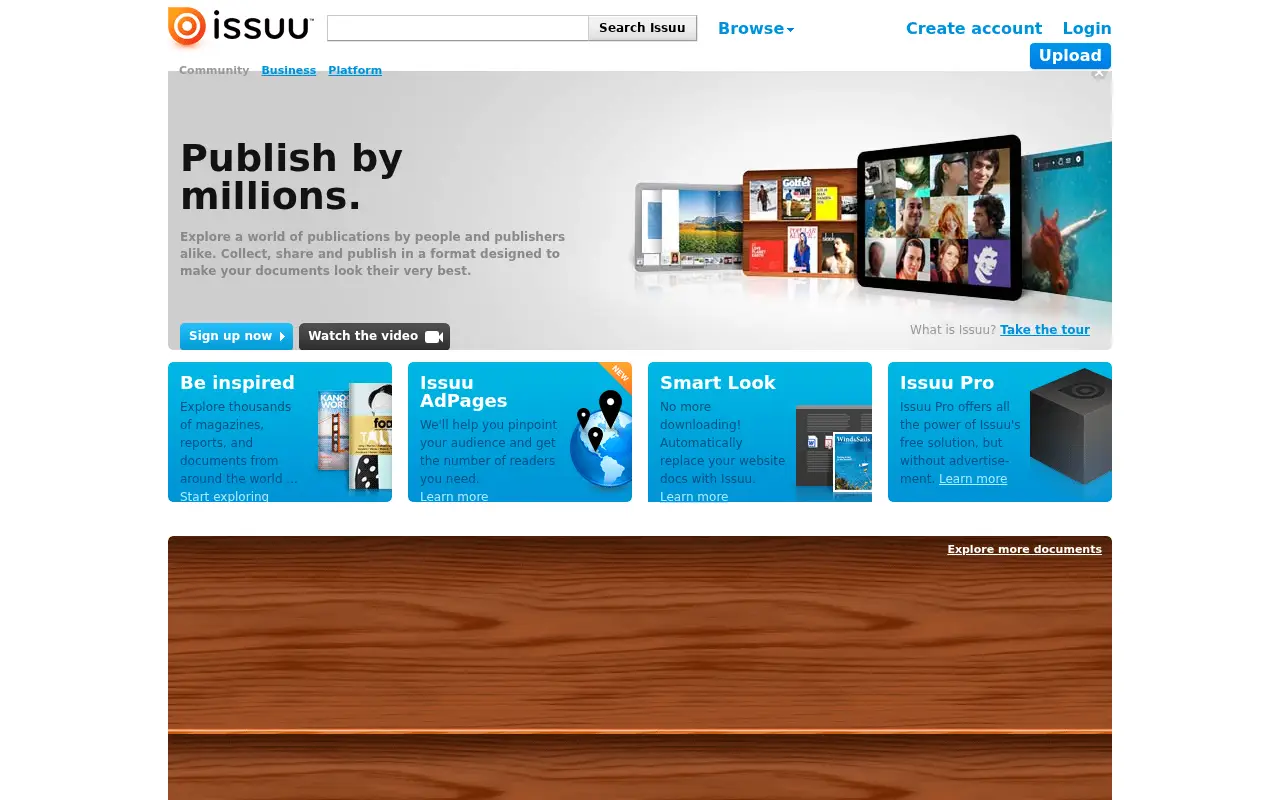 issuu.com in 2012