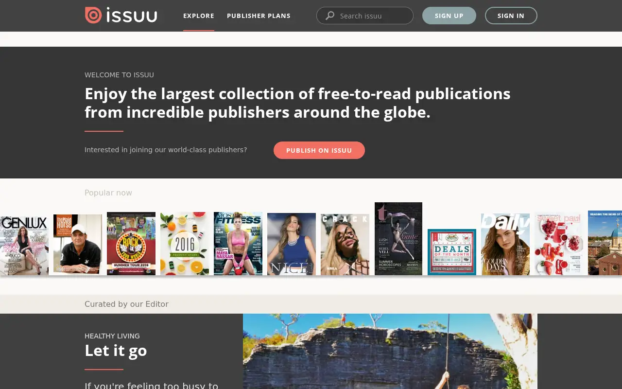 issuu.com in 2016