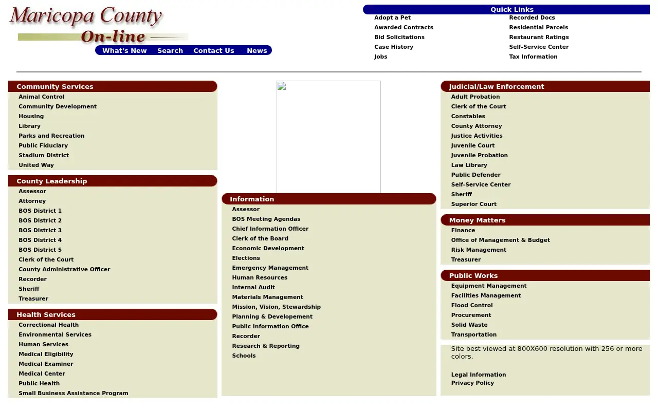 maricopa.gov in 1999