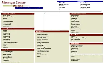 maricopa.gov in 1999