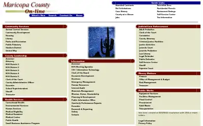 maricopa.gov in 2000