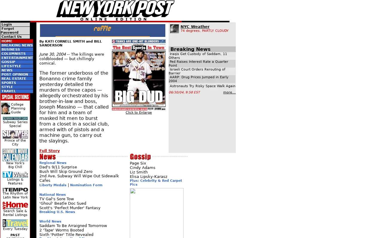 nypost.com on July 1, 2004