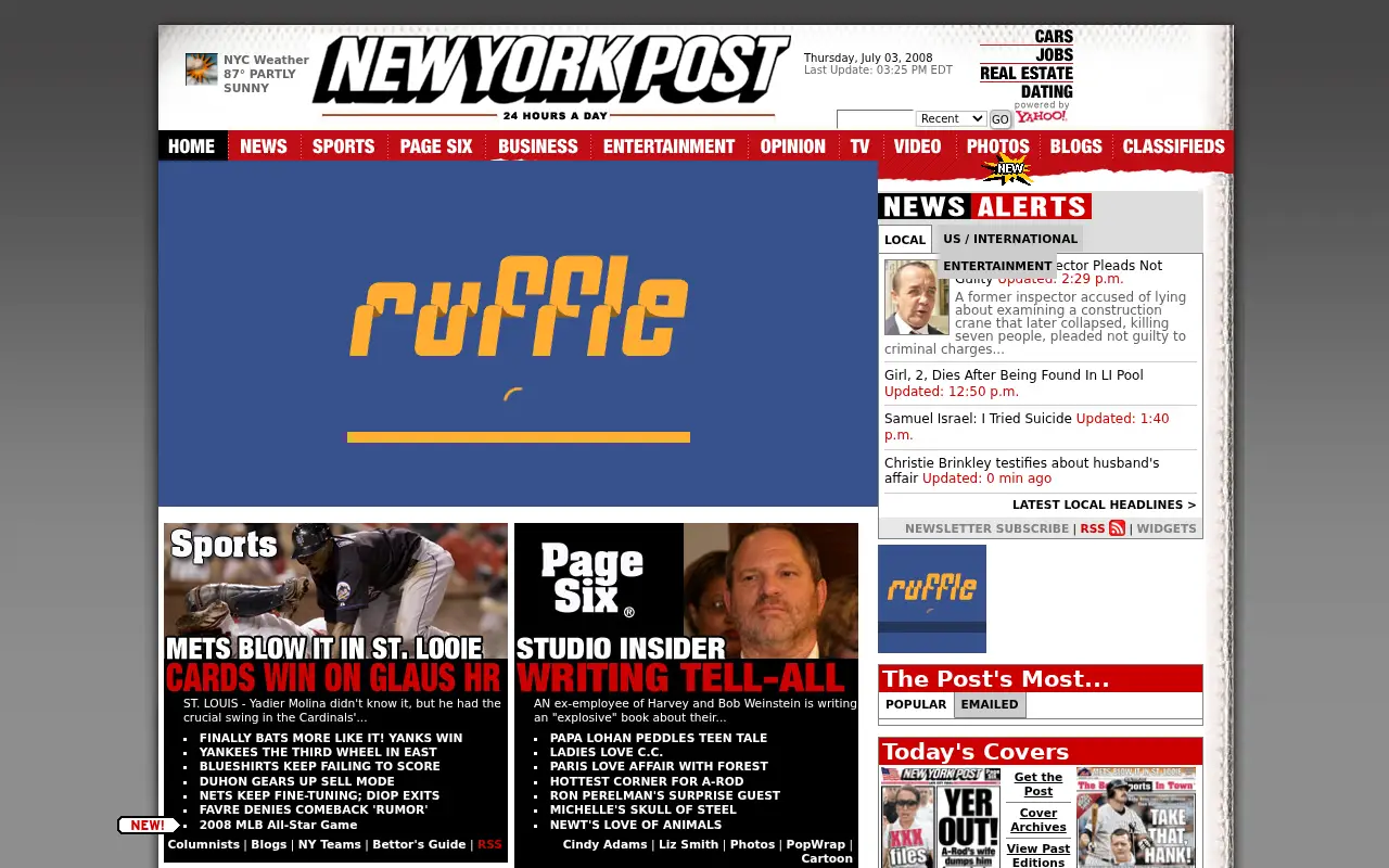 nypost.com in 2008