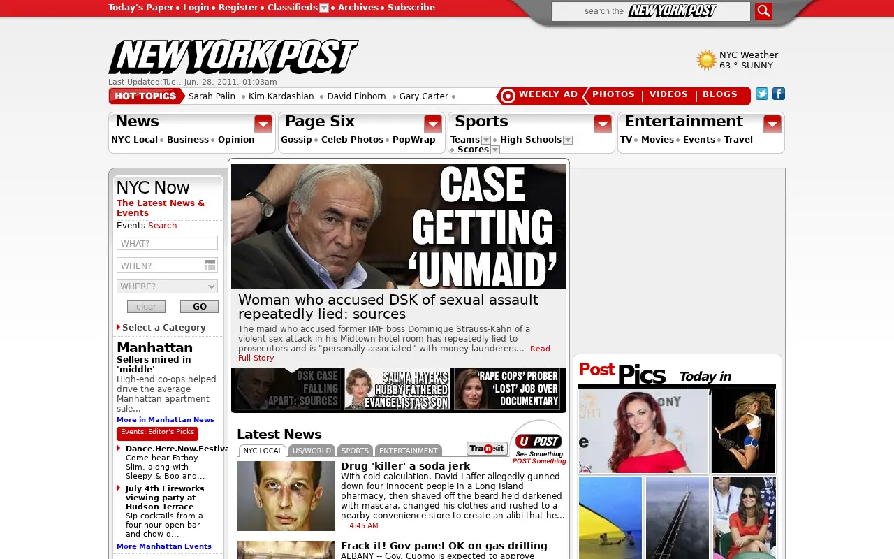 nypost.com on July 1, 2011