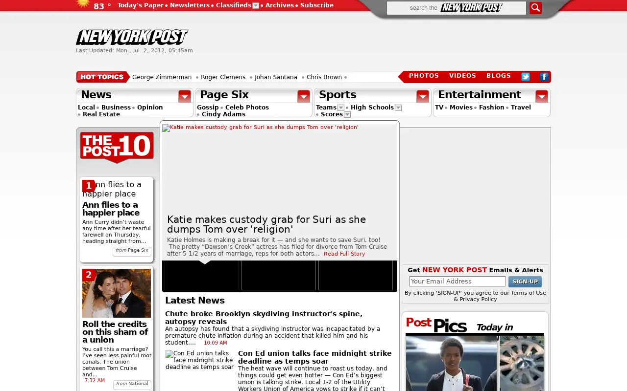nypost.com on June 30, 2012