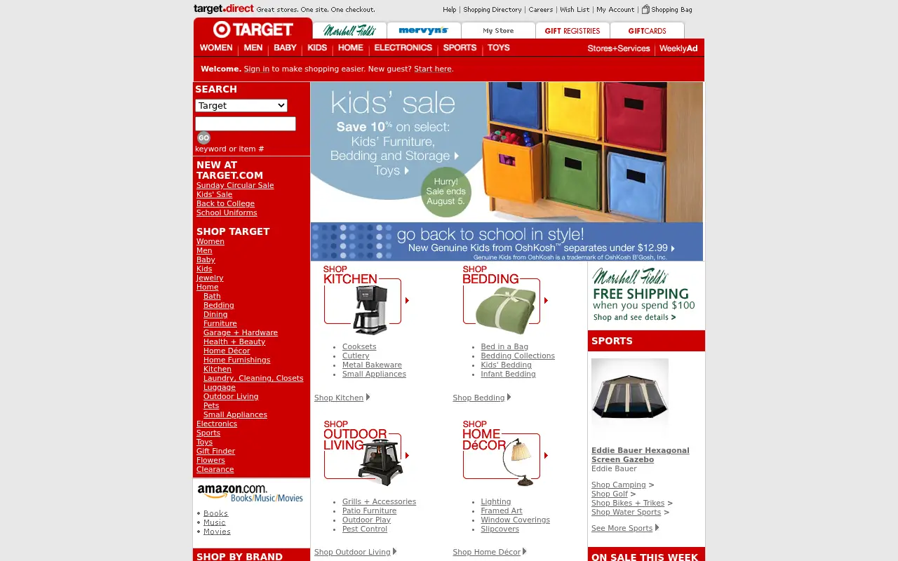 target.com in 2003