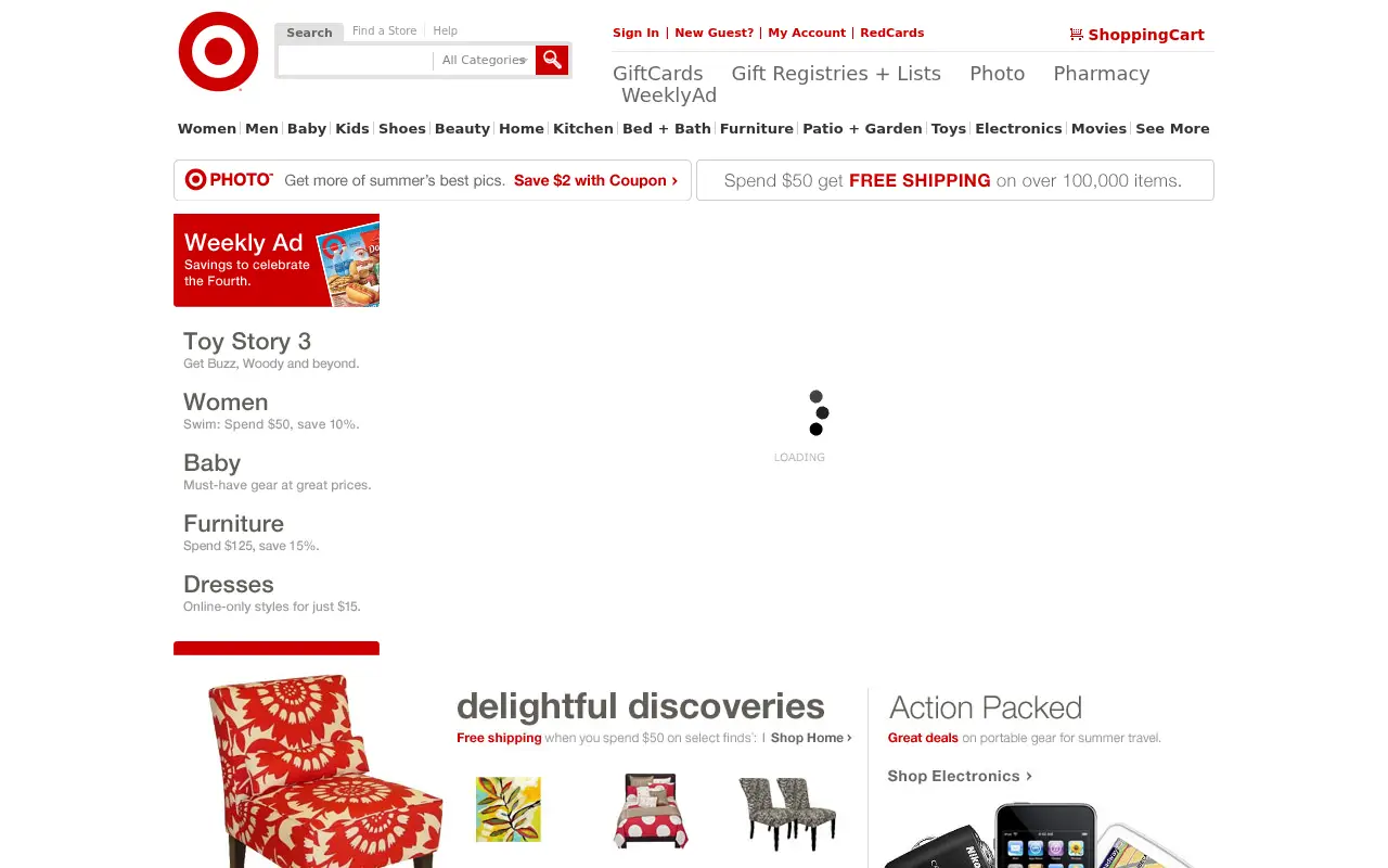 target.com in 2010