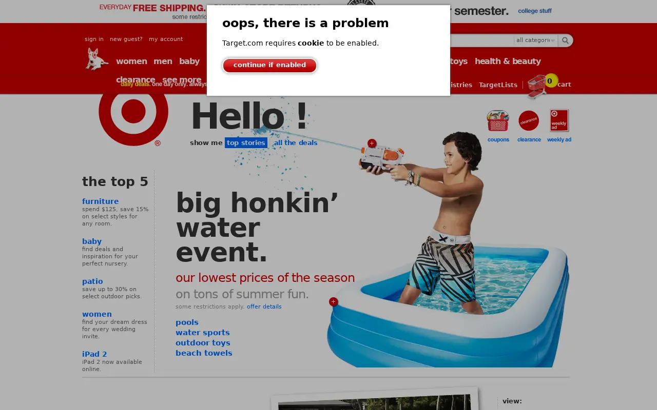 target.com in 2012