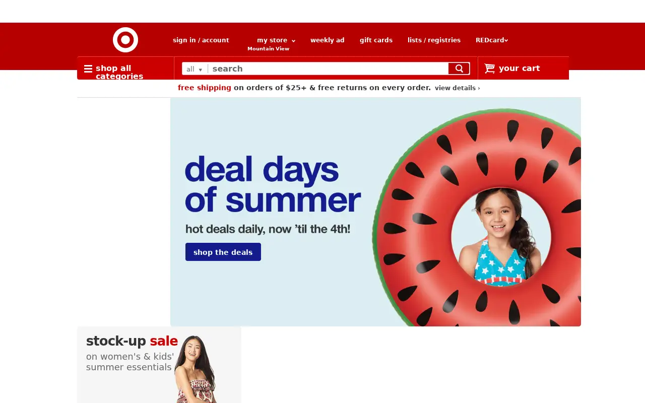 target.com in 2016