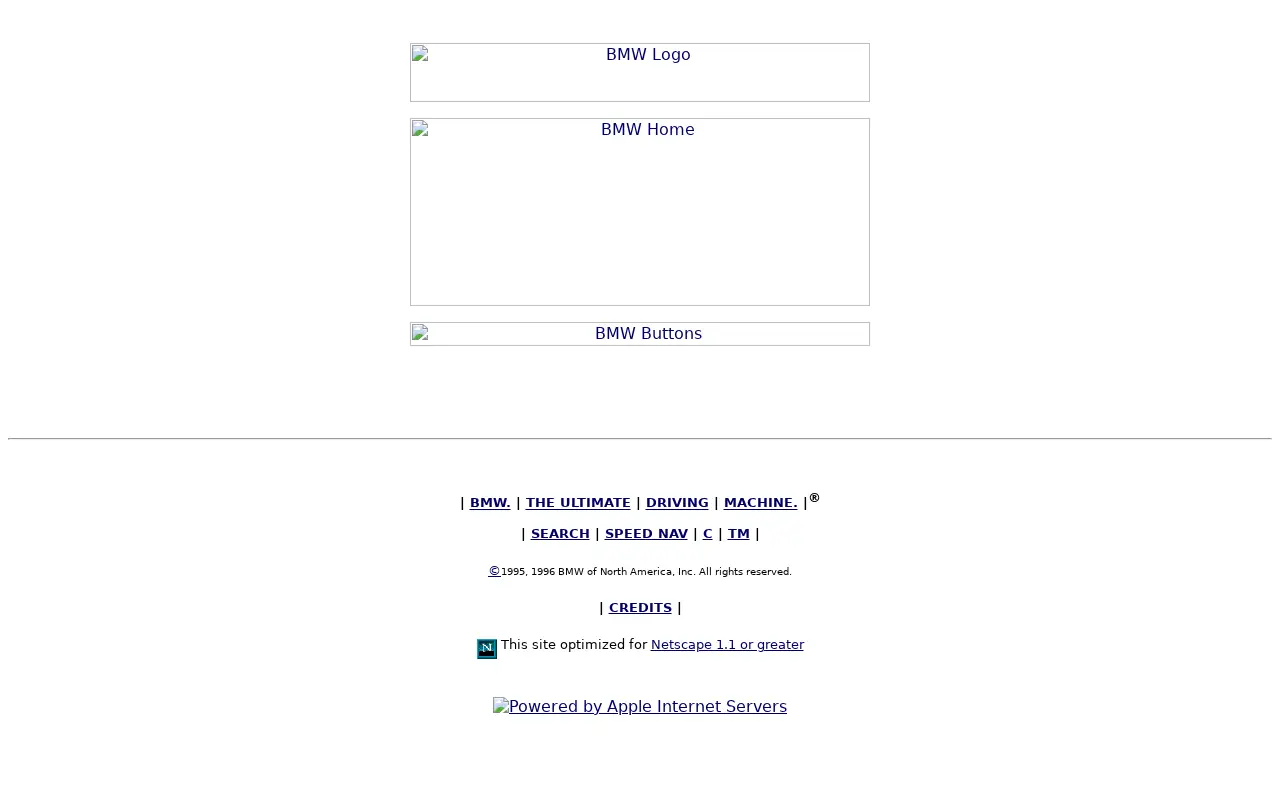 bmwusa.com in 1996