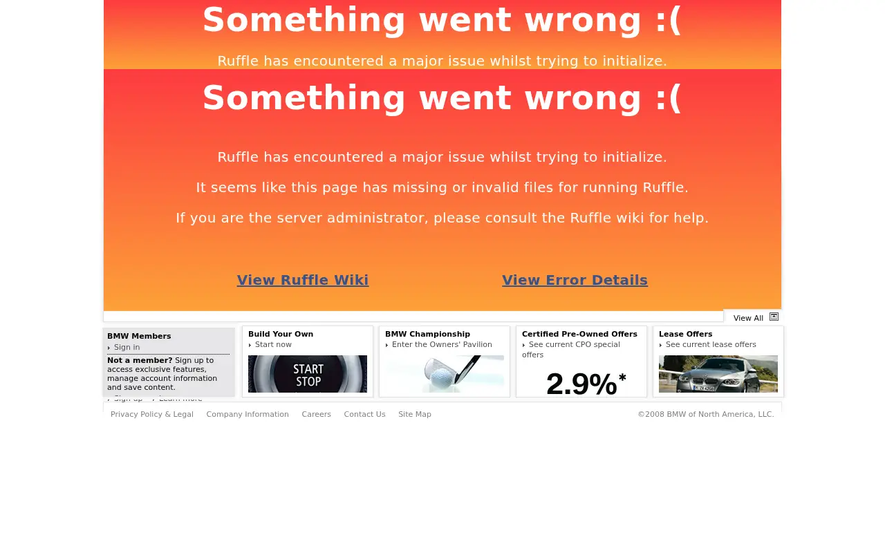 bmwusa.com in 2008