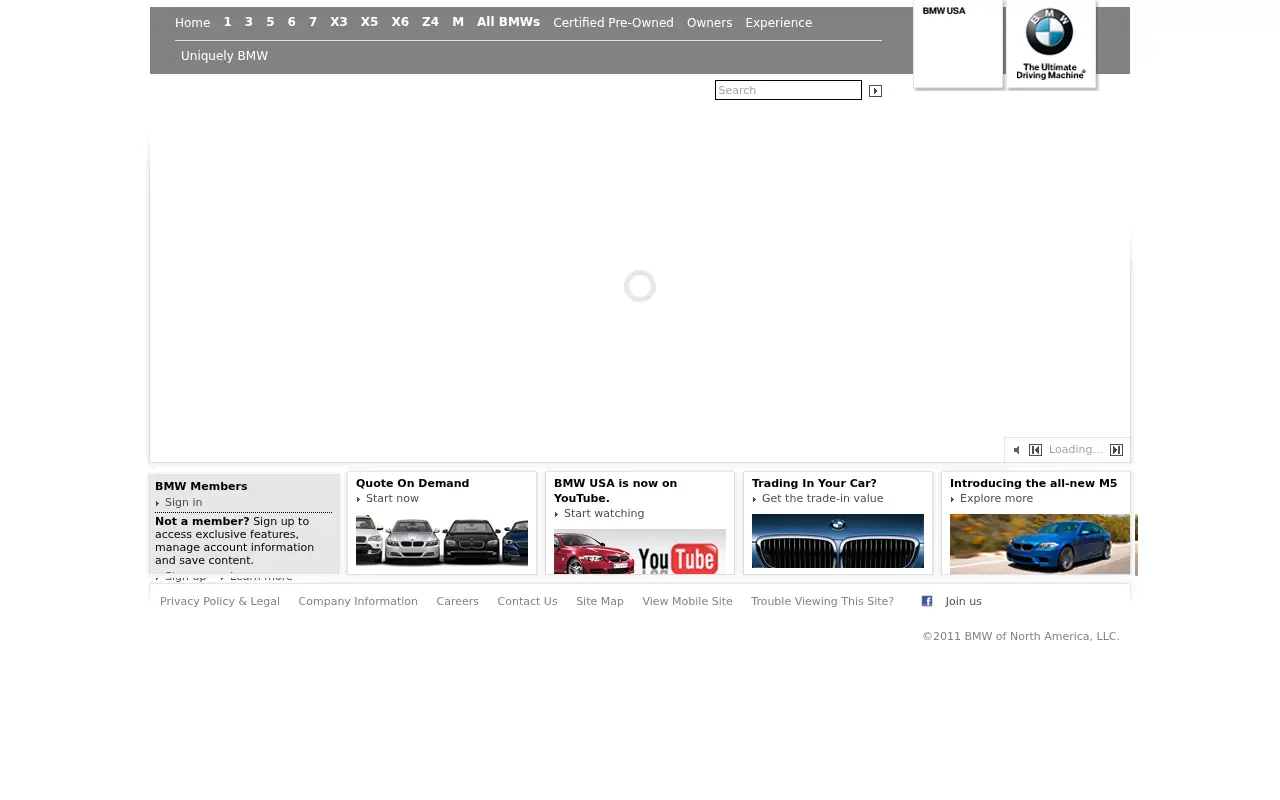 bmwusa.com in 2011