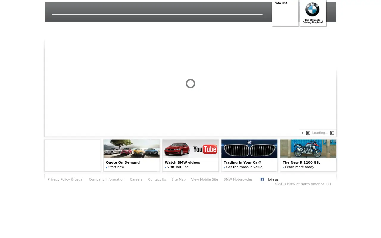 bmwusa.com in 2013