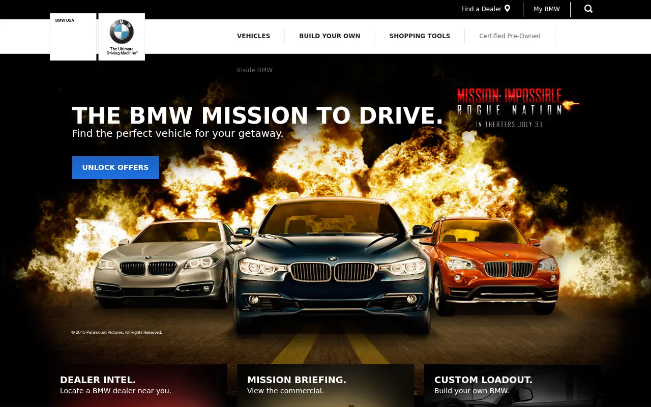 bmwusa.com in 2015