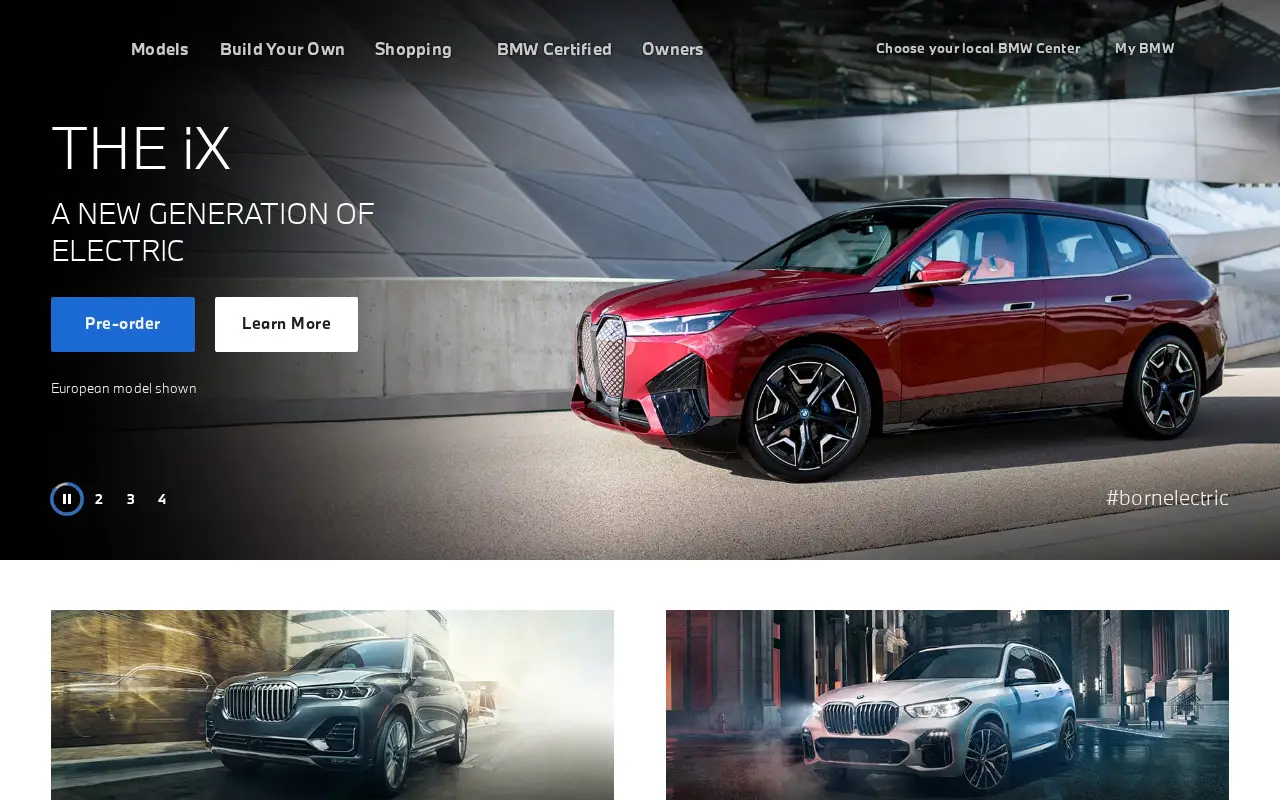 bmwusa.com in 2021