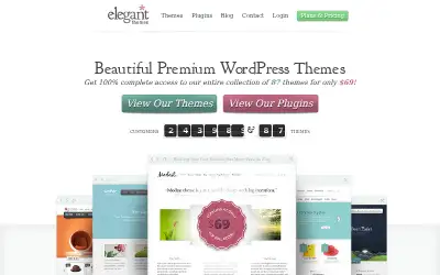 elegantthemes.com in 2014
