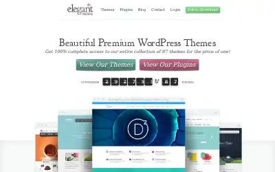 elegantthemes.com in 2015