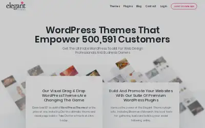 elegantthemes.com in 2018