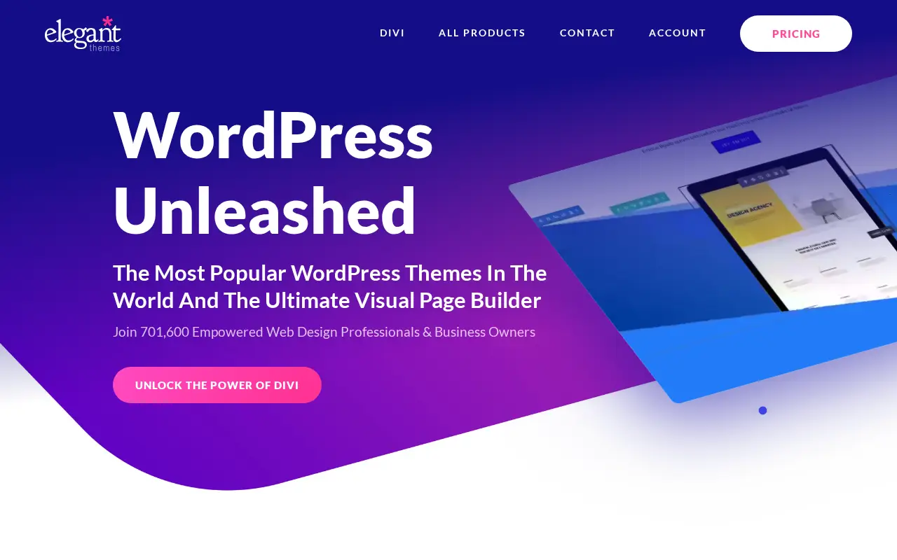 elegantthemes.com in 2020
