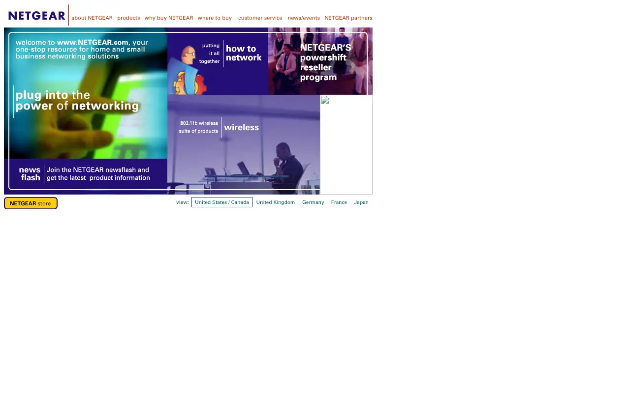 netgear.com in 2001